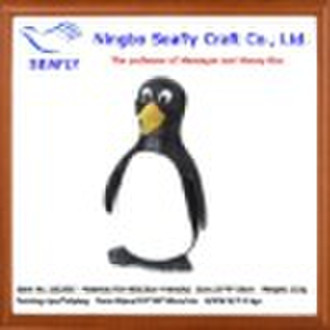 Penguin Coin Bank With Key and Lock