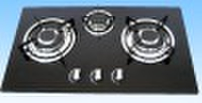 3 burners built-in gas hobs