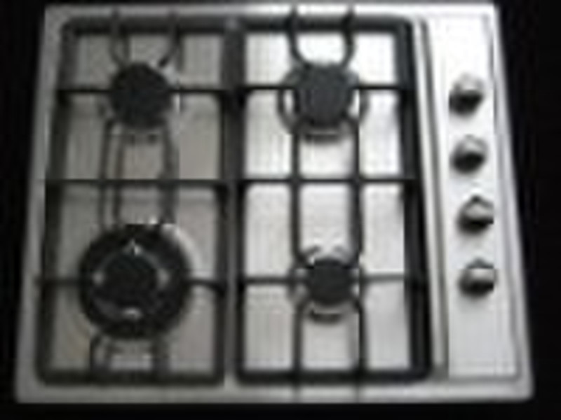 iron cast pan support built-in gas hobs