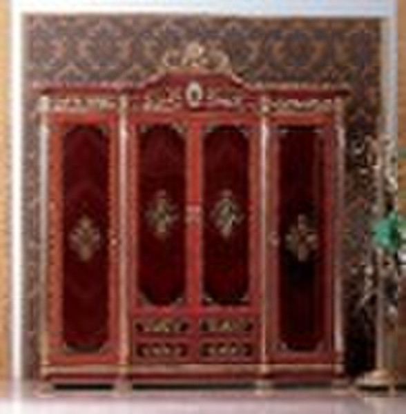 Classic wooden wardrobes(4 doors)