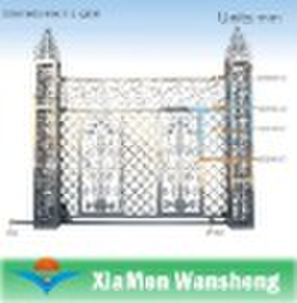 Stainless steel electric gate