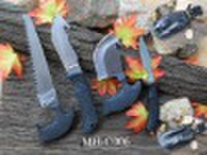 outdoor knife set combination