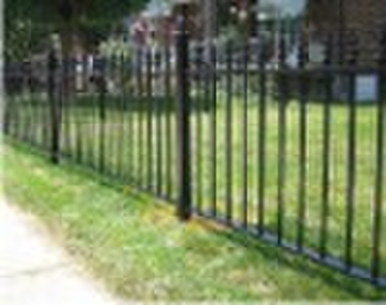 wrought iron fence