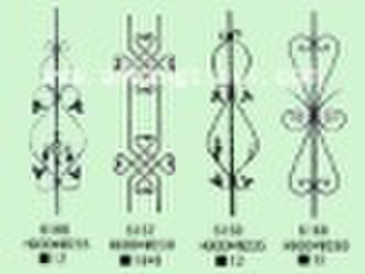 Wrought iron balusters