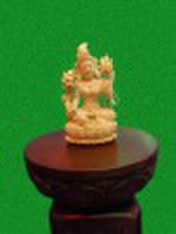 Mammoth ivory carving Green tara