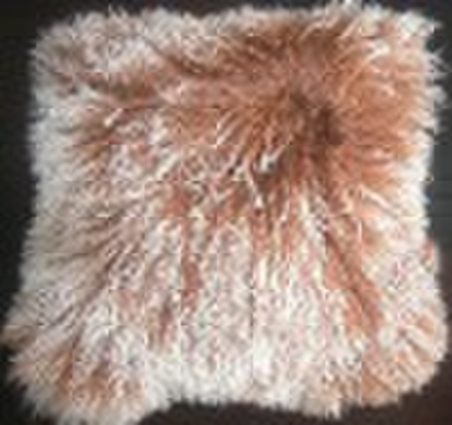 Mongolian Lamb Fur Cushion Cover