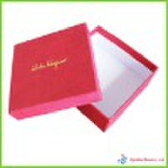 golden hot stamped paper box