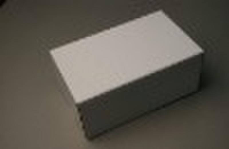 white paperboard box