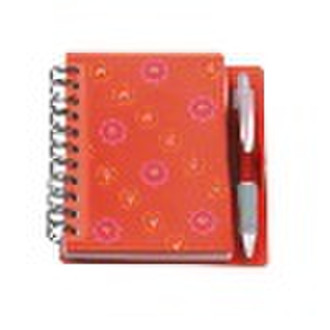 Customized wire-O notebook, logo printing is accep