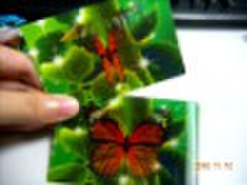 3D lenticular cards