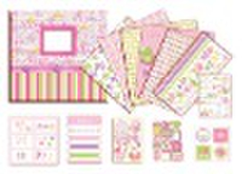 Scrapbooking Album Kit ---- Baby-Mädchen