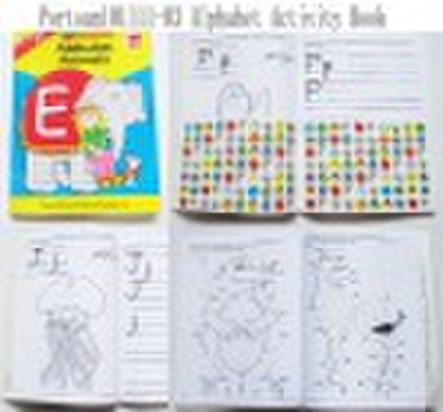 Activity&coloring  book of letter learning