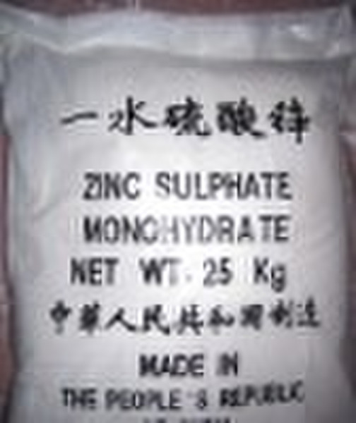 white powder zinc sulfate monohydrate