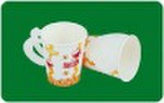 paper cup with handle