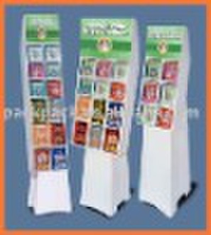 Cardboard Trapezoid Display For Books