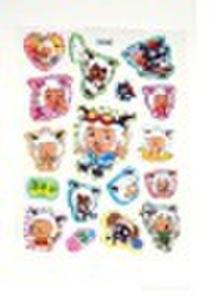 Cartoon Puffy Stickers