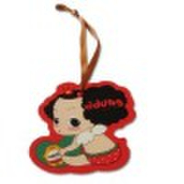 attractive shaped hanging paper tag