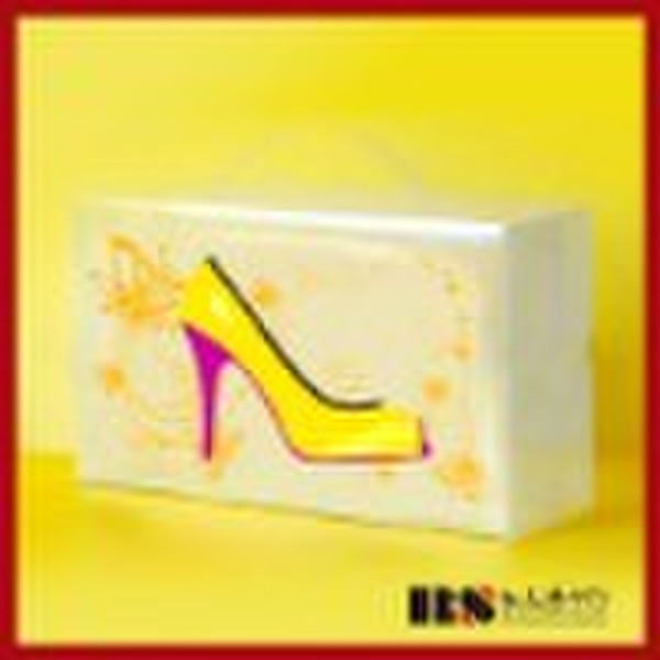 new design plastic shoe box