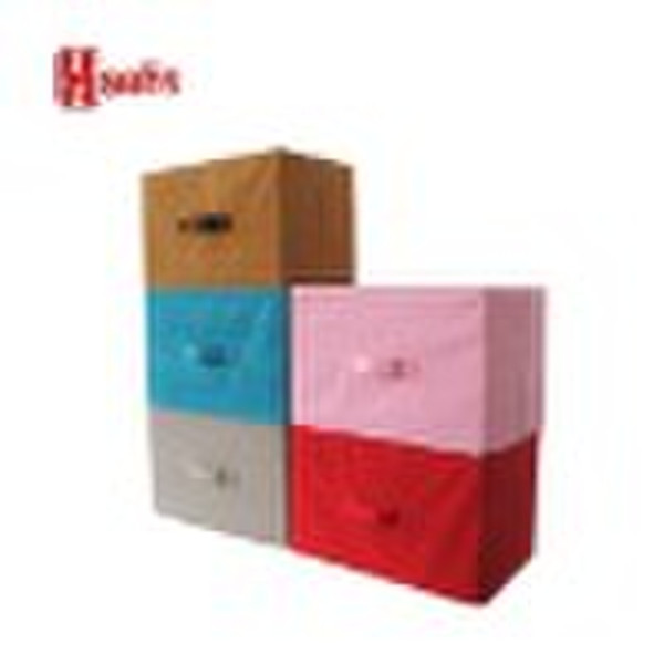 blue non woven storage box