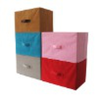 blue non woven storage box