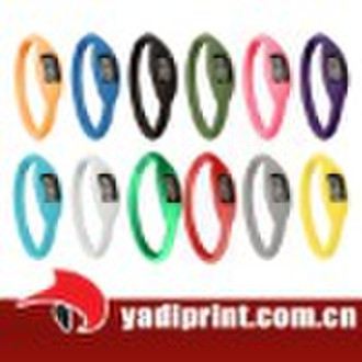 Promotional  silicone ion sports watch wristband