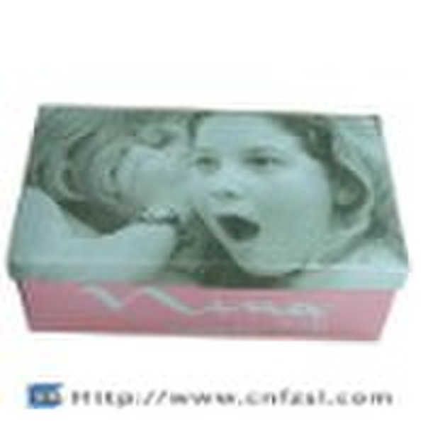 2010 fashion paper shoes box