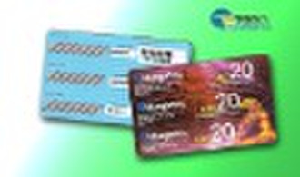 3 pin in 1 scratch phone card