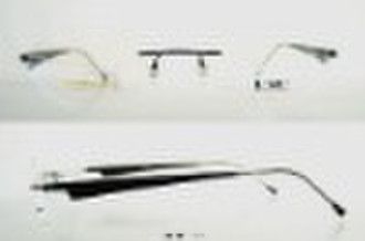 designer optical frames/ titanium rimless