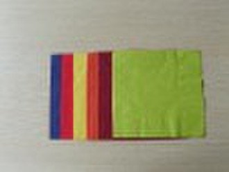 color paper napkin