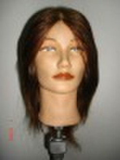 human hair training head , hair  mannequin