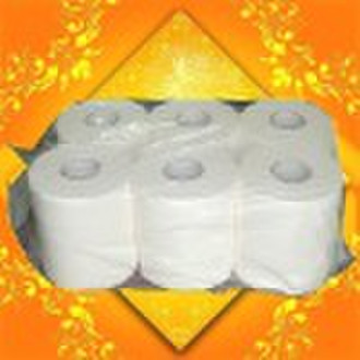 wood pulp material toilet paper roll