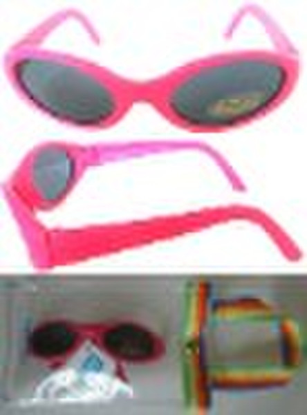 Kids promotion sunglasses with sunglasses pouch