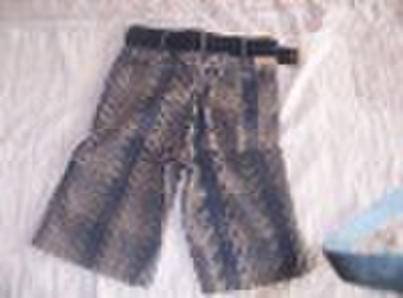 L001,boy's shorts with belt