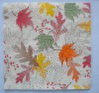 printed color  napkin