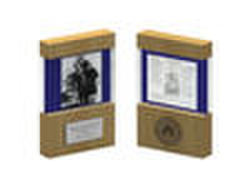 acrylic & wood photo frame