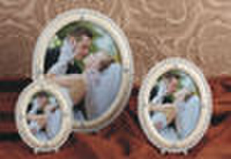 Round Photo Frame - Zinc Alloy Metal Frame with be