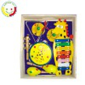 Wooden  musical instrument toy set and  educationa