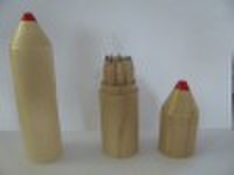 3.5'' wooden pencil shape case