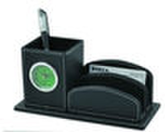 penholder clock/desk clock with photoframe