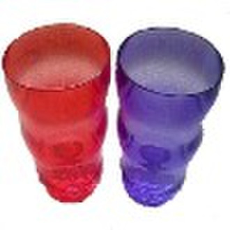 S228 plastic beer cup with art