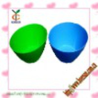 F122 fast-food plastic bowl with pattern