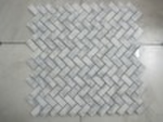 Italy Carrara white marble mosaic