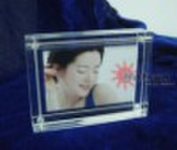 Popular design heart crystal picture frame