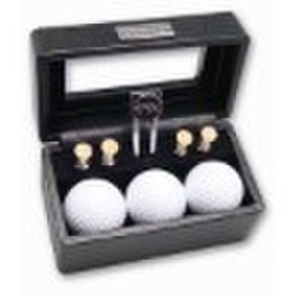 leather golf balls box