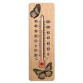 Wooden thermometer