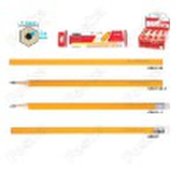 Yellow Wooden HB Pencil