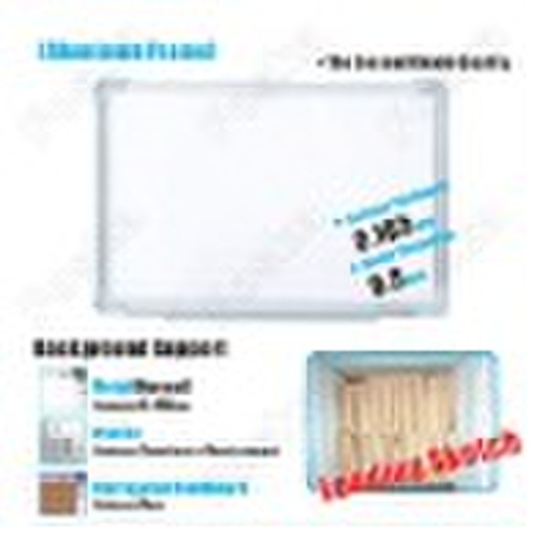 Magnetic White board and Aluminum Frame