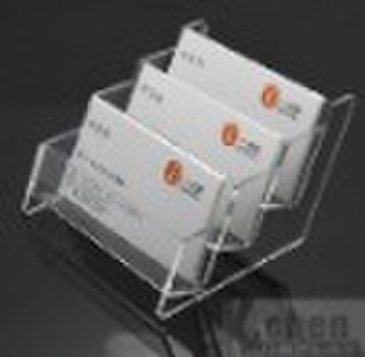 three layer Acrylic business card holder