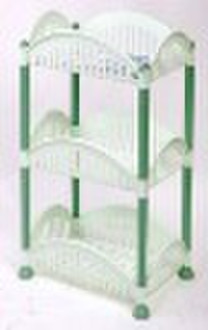 plastic three layer storage rack