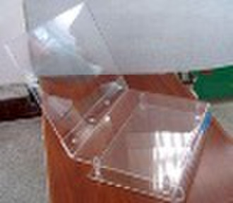 Transparent computer holder in different design